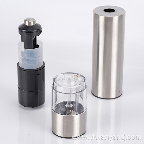 Electric pepper mill stainless steel spice grinder